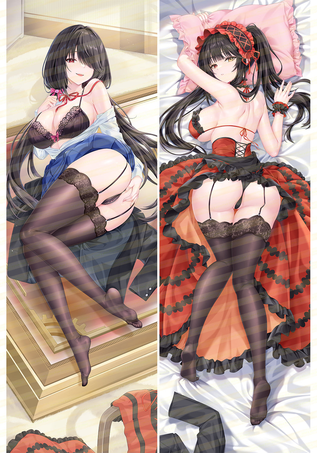 SFYX Original date a live tokisaki kurumi (twin rose) (azur lane) Dakimakura
