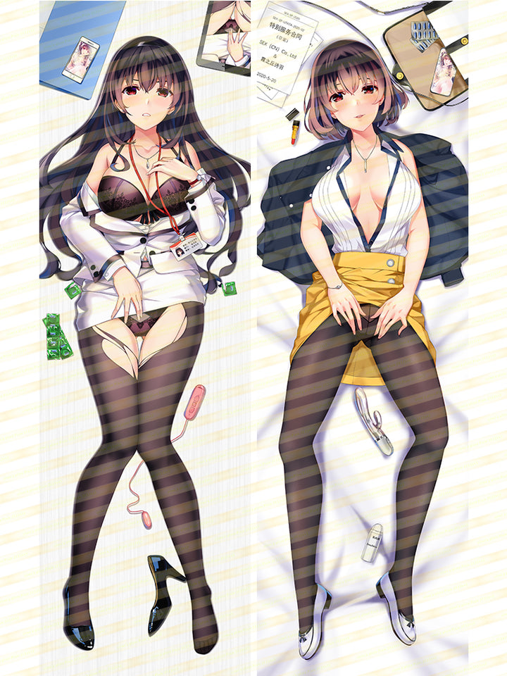 SFYX Original hot anime saenai heroine no sodatekata kasumigaoka utaha Dakimakura body pillow cover pillowcase
