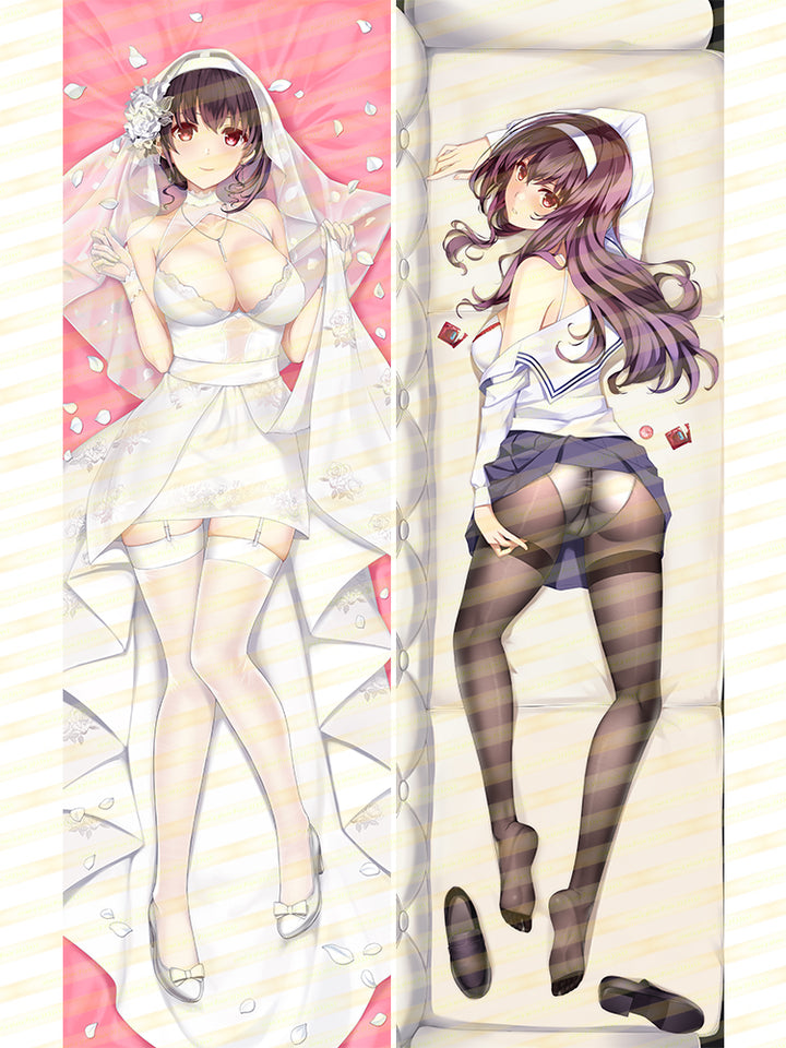 SFYX Original hot anime saenai heroine no sodatekata kasumigaoka utaha Dakimakura body pillow cover pillowcase