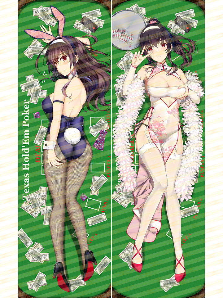 SFYX Original hot anime saenai heroine no sodatekata kasumigaoka utaha Dakimakura body pillow cover pillowcase