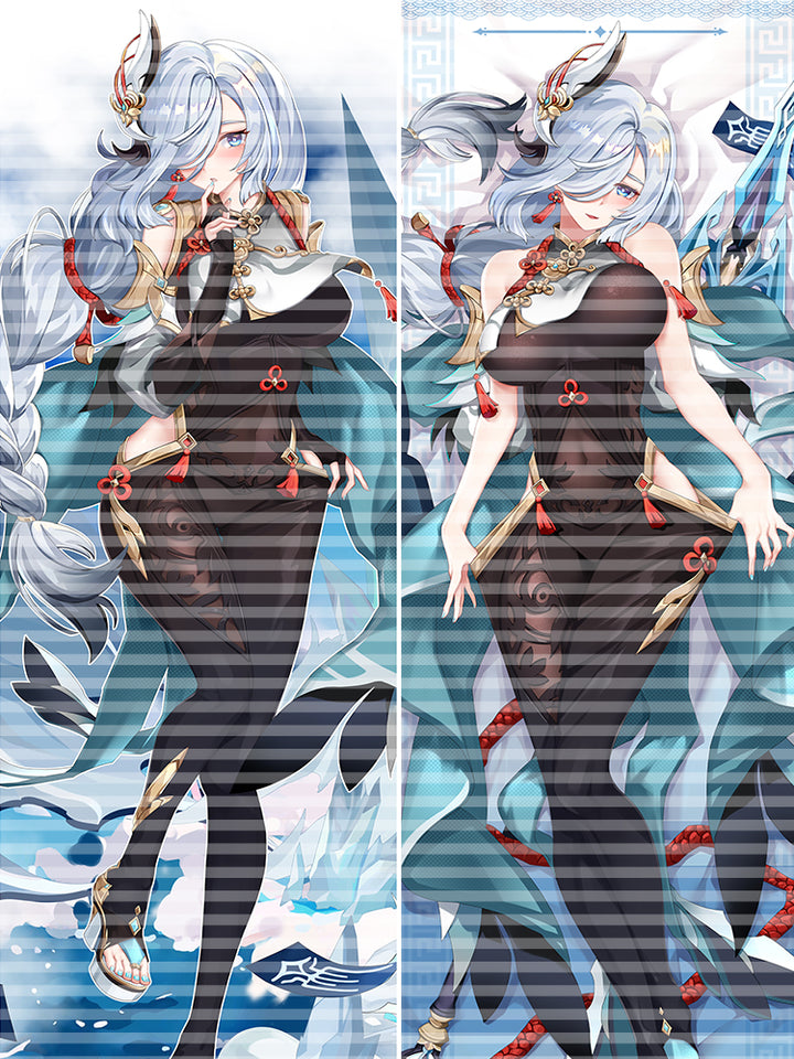 XJ010 Original  shenhe (genshin impact) Dakimakura body pillow cover pillowcase