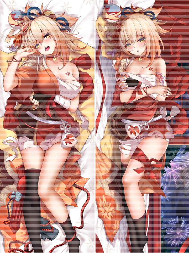 XJ013 Original Yoimiya (genshin impact) Dakimakura body pillow cover pillowcase