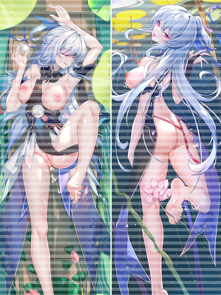 XJ046 Original  jingliu (honkai: star rail) Dakimakura body pillow cover pillowcase