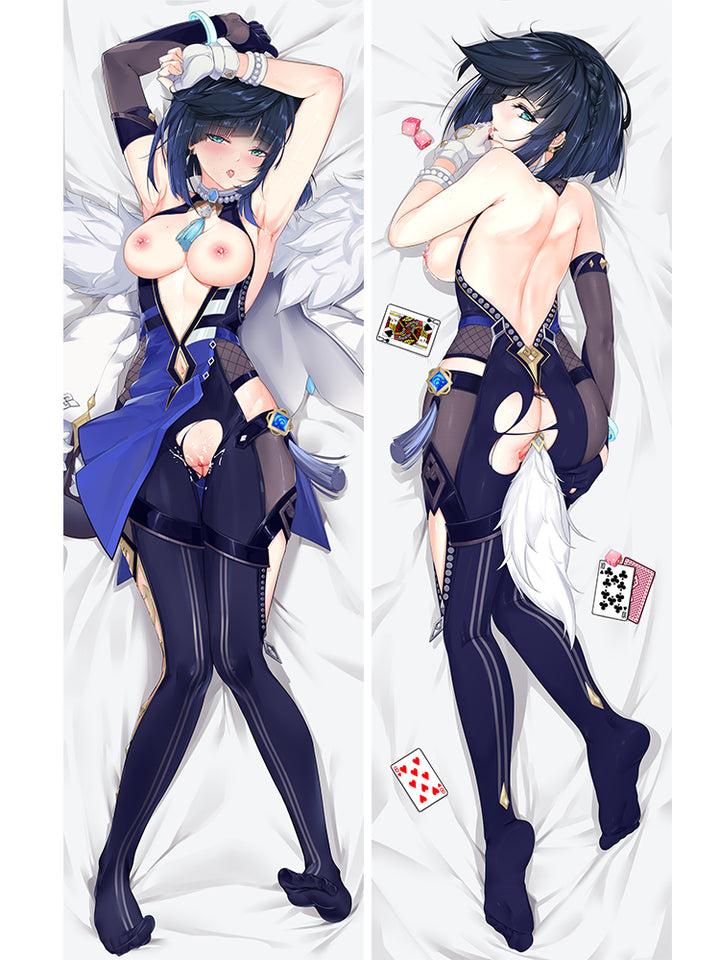 SFYX Original Sexy Girl Yelan Genshin Impact Dakimakura Kissenbezug Körper Kissenbezug